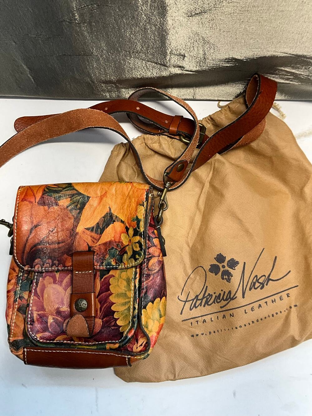 Patricia Nash Floral Crossbody Bag